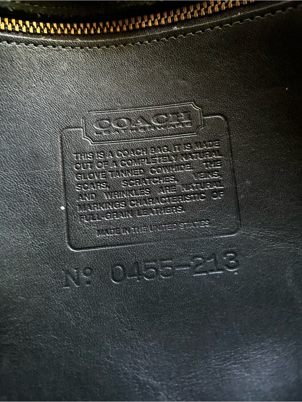 Rare Vintage Coach Forest Green Chelsea Crossbody Bag 9894 Made in USA 1991-1993 - Picture 13 of 13